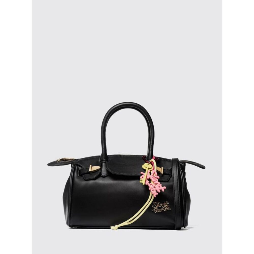 Secret Pon-Pon Handbag Woman Black